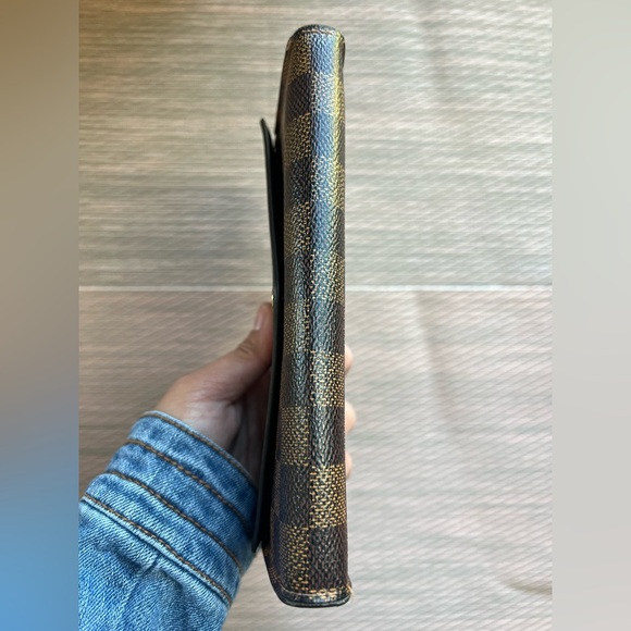 SOLD Authentic Damier Ebene Louis Vuitton Long Wallet #5 - Picture 15 of 16